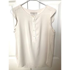 Loft White Blouse- Size M